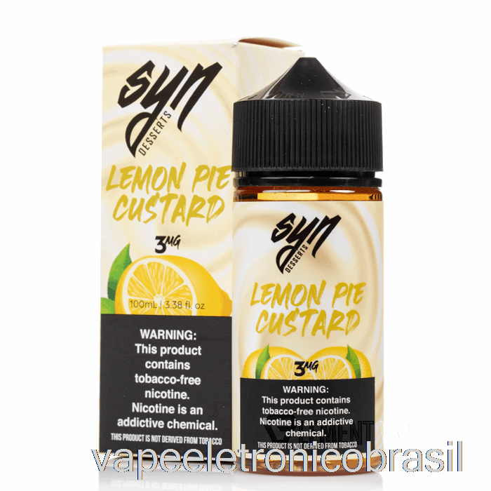 Creme De Torta De Limão Vape Vaporesso - Syn Liquid - 100ml 6mg